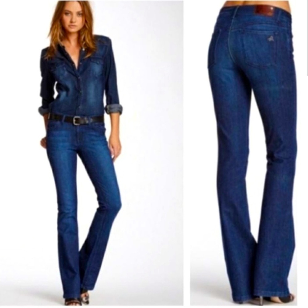 DL1961 Jennifer high rise boot cut jeans dark wash size 25
